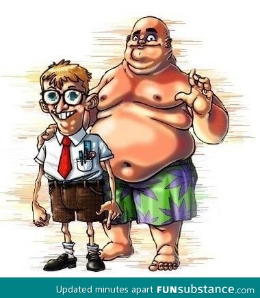 Spongebob and patric as humans