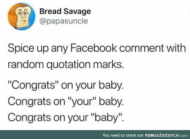 Bread Savage gives some good advice