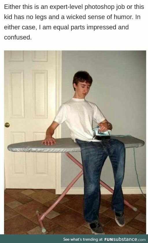 Ironing those creases