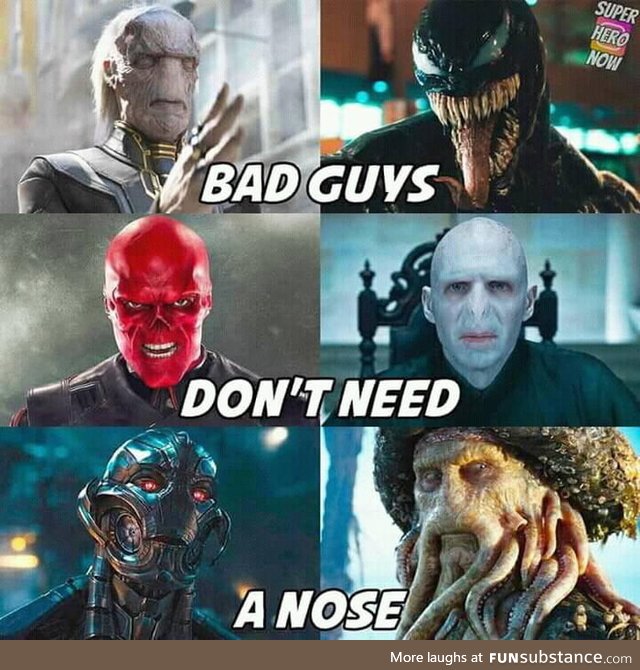 No nose