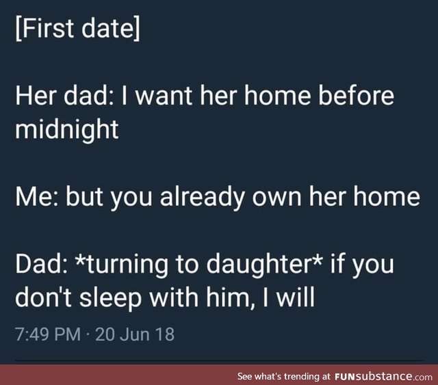 How to please the dad