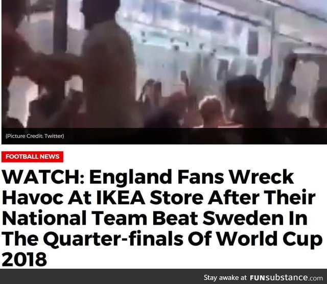 So now you can measure the behavior of a teams fan on a scale of England to Japan