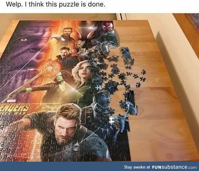 The puzzle is done