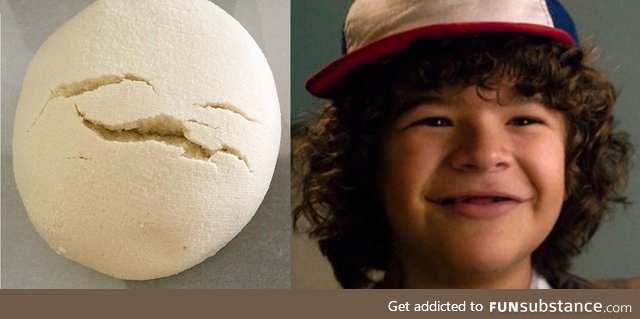 My bread dough looks like that kid from Stranger Things!