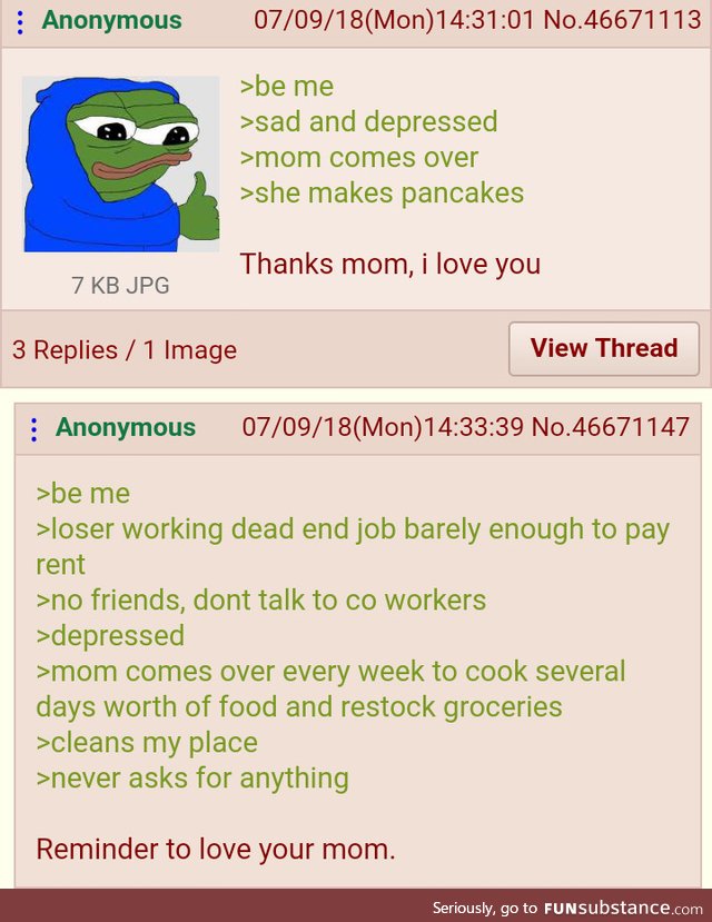 Anon loves his mother
