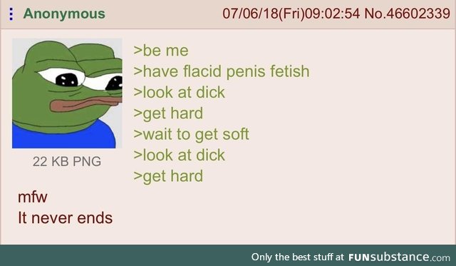 Anon has a fetish