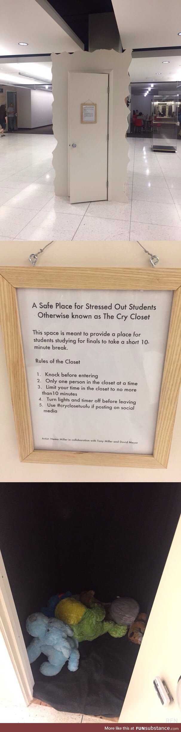 This school installed a cry closet in the library