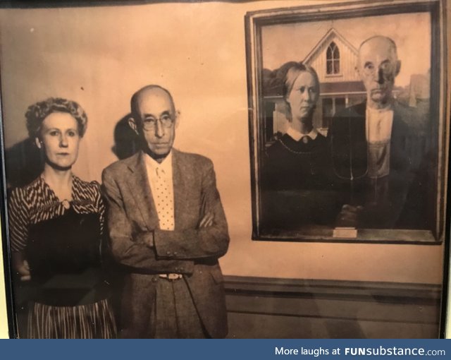 American gothic with American gothic