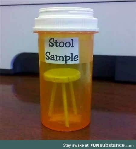 Stool sample