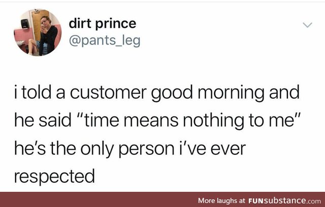 Customer is god right?