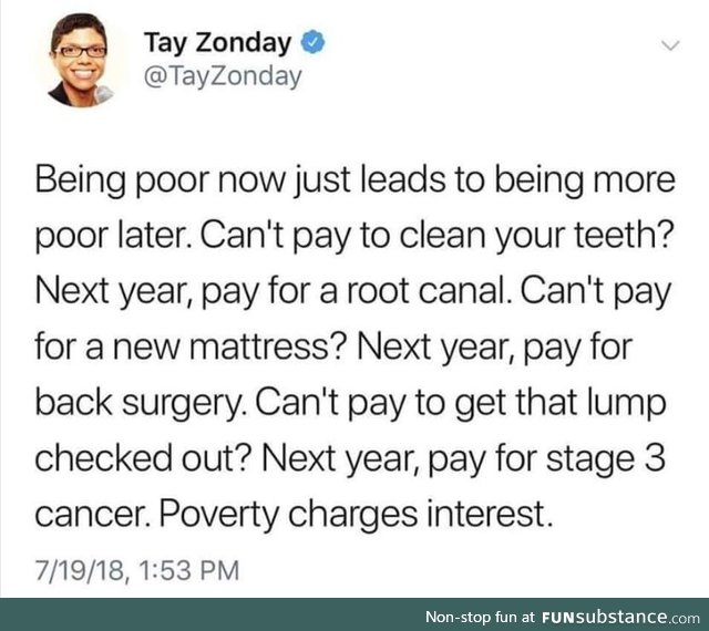 It's expensive to be poor