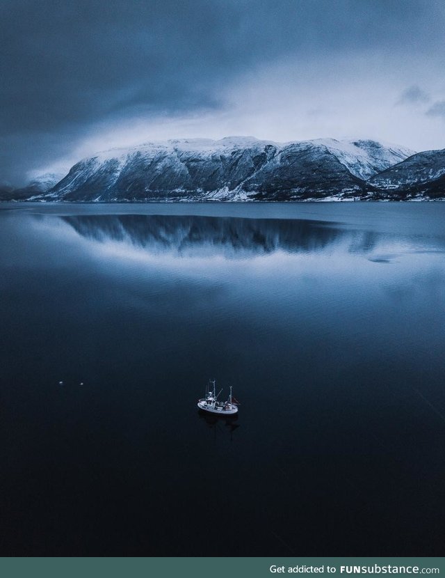 Blue hour in northern Norway