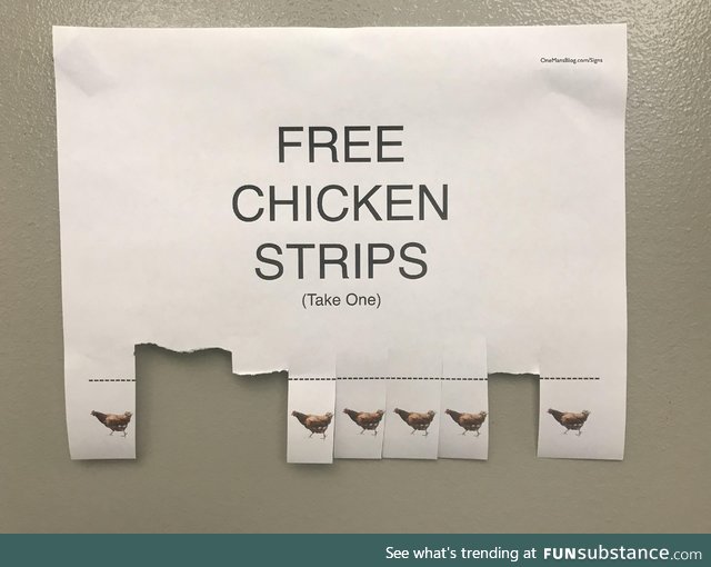 Free Chicken Strips