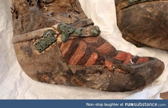 This 1000 year old shoe
