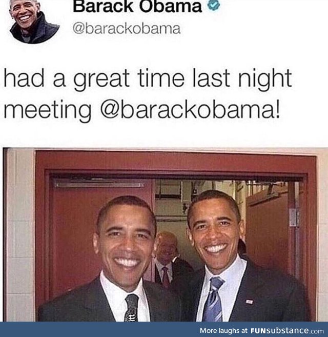 Barack meets Barack
