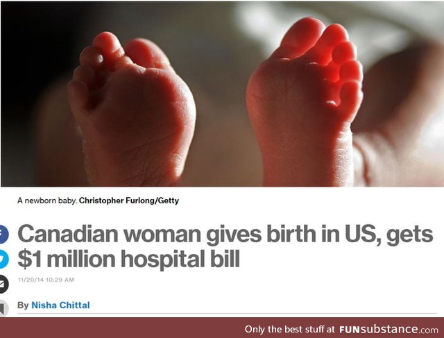 And they said 50k hospital bill for delivering a baby is a lie