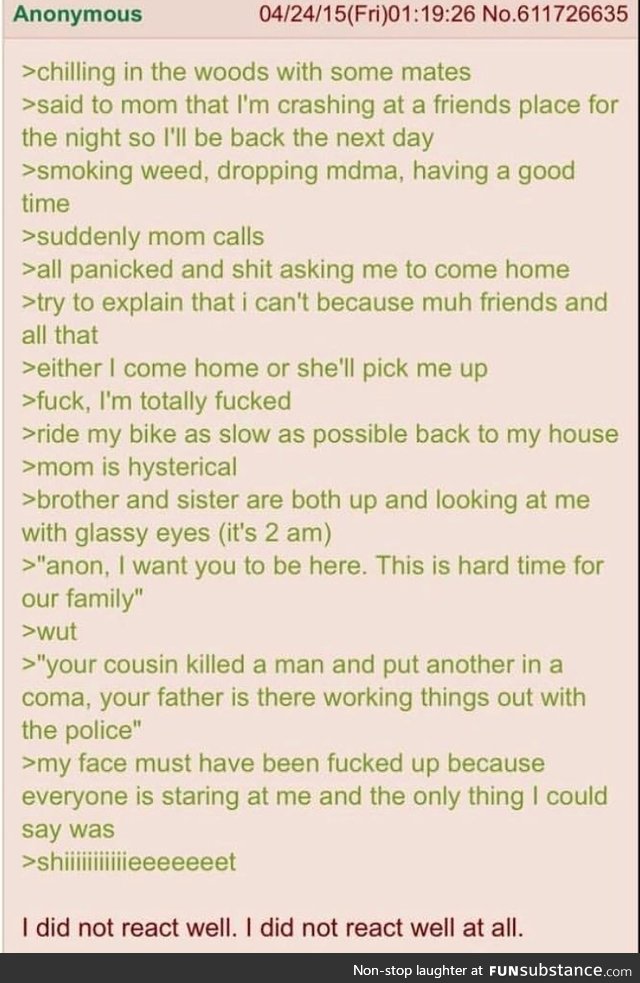 Anon goes camping