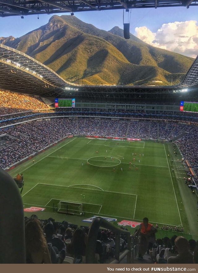 Monterrey stadium. Mexico