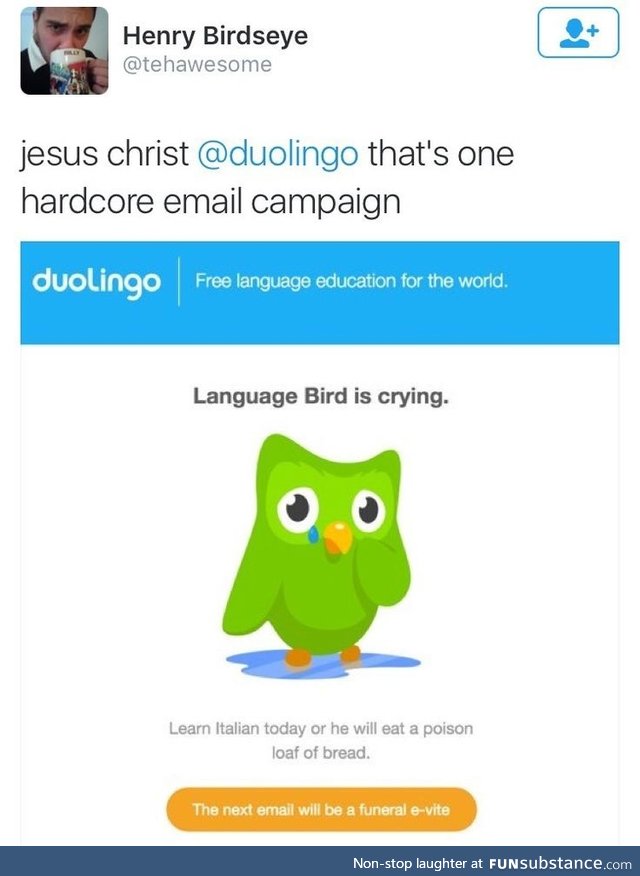 RIP Duolingo Owl