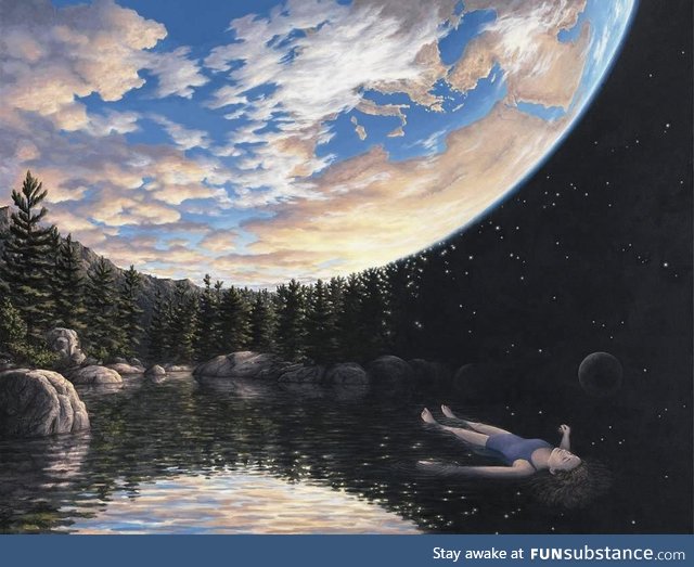 A Rob Gonsalves painting