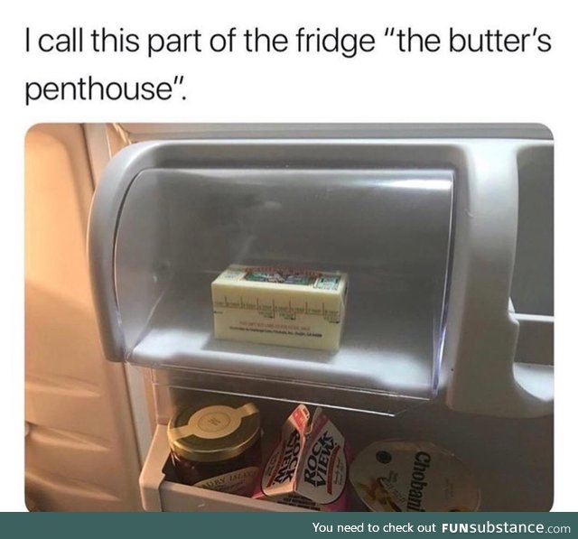 The butter’s penthouse