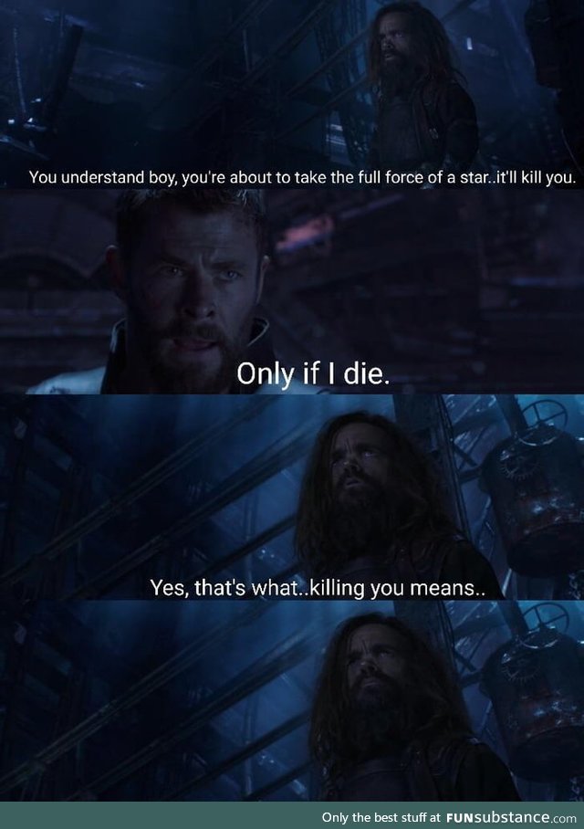 The humour was spot on in this movie, especially from Thor