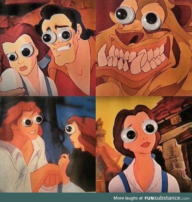 Googly eyes sure do amplify character expressions