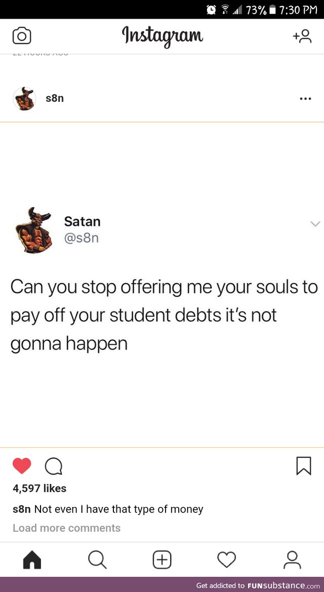 Not even Satan can help