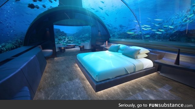 Underwater hotel / Maledives