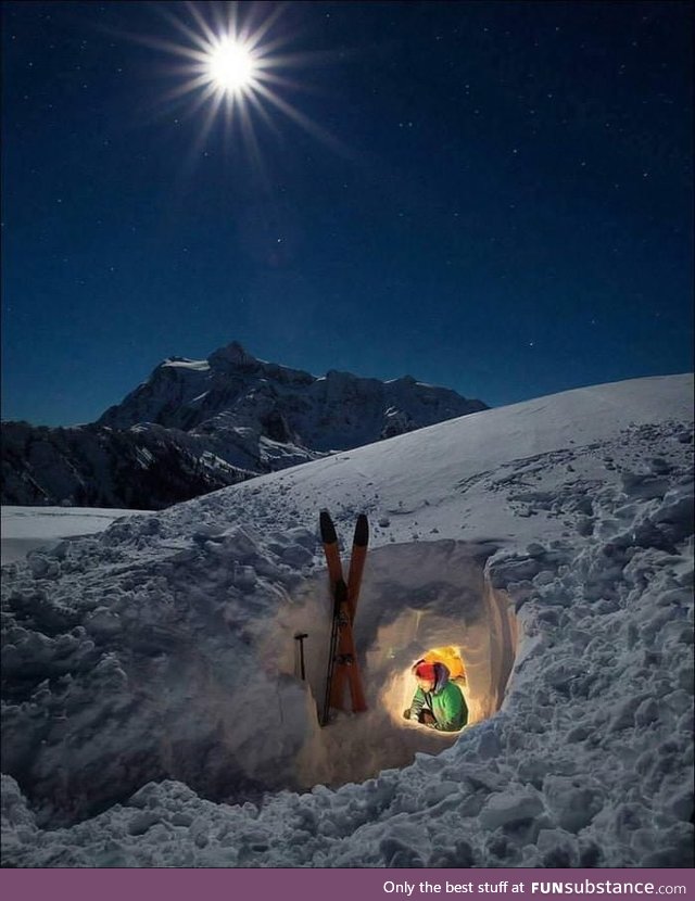 Snow cave / Switzerland