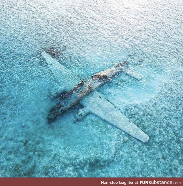 One of Escobar’s drug planes that crashed and abandened in Bahamas as en route to south