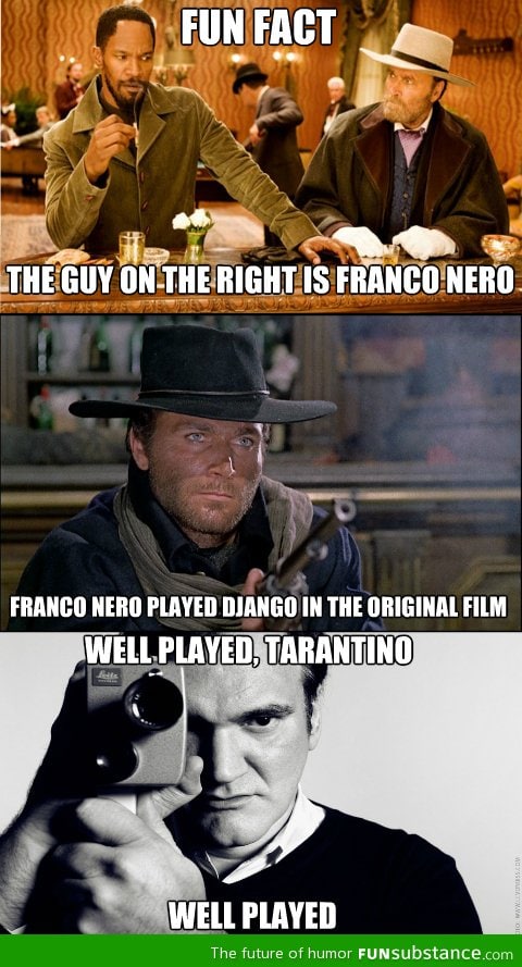 Fun fact about django unchained