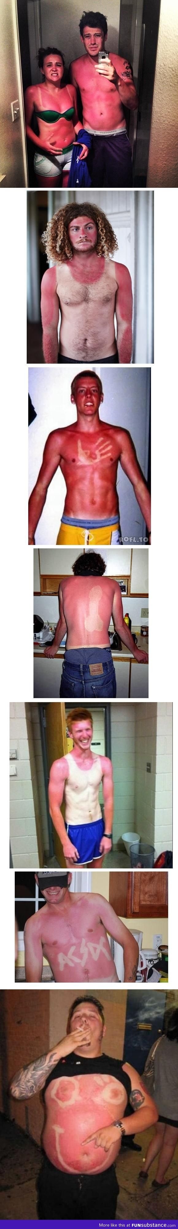 White people summer problems