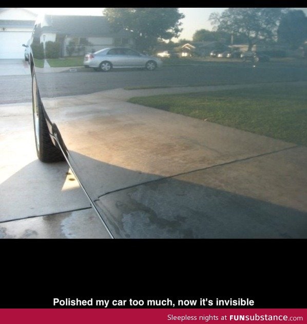 Invisible car polish