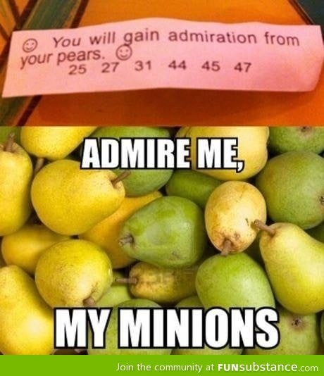 Admire me