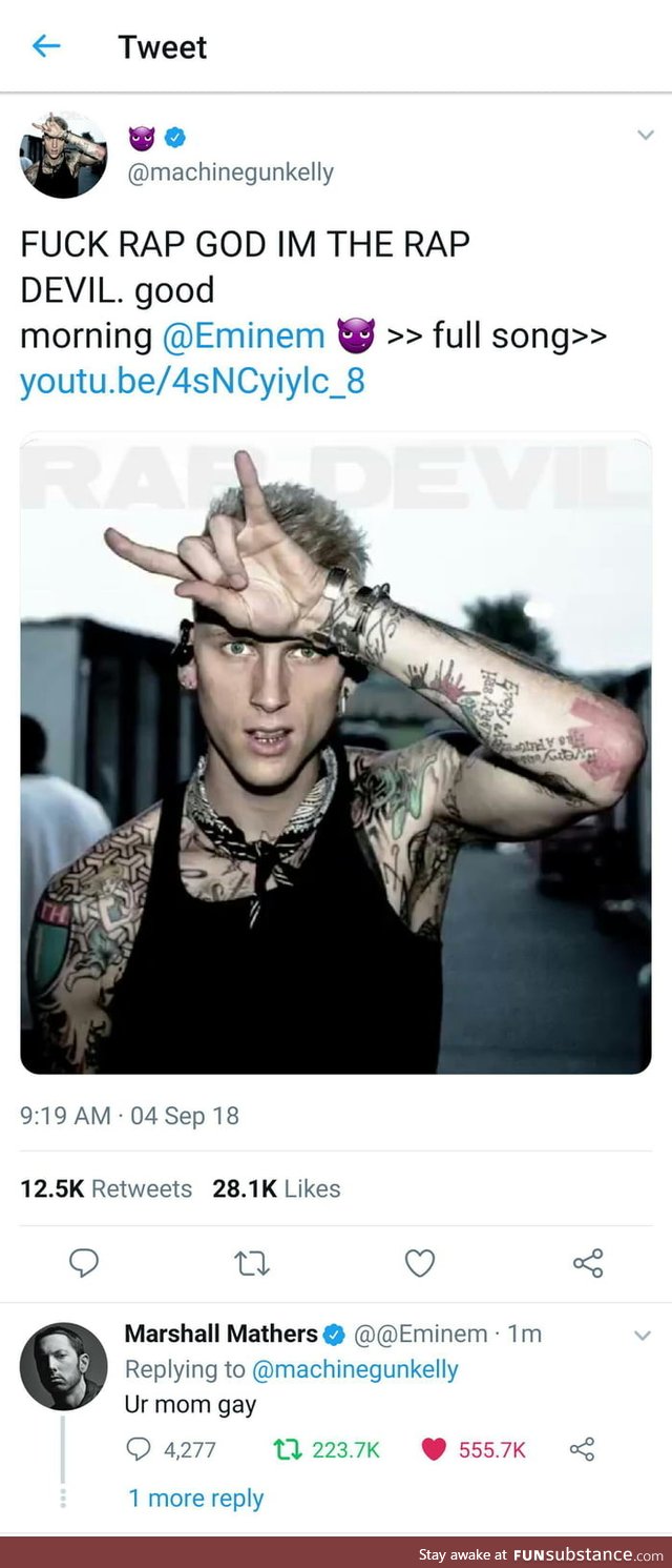 Eminem's brutal response to MGK's diss
