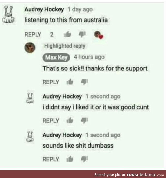 Support from Australia