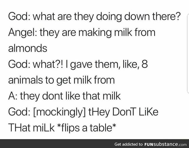 Why not just drink milk