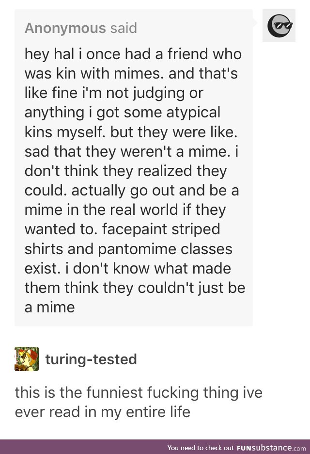 Kin with mimes
