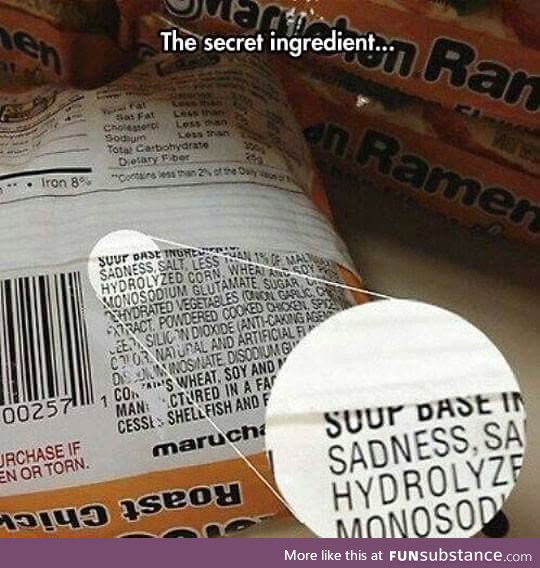 The secret ingredient