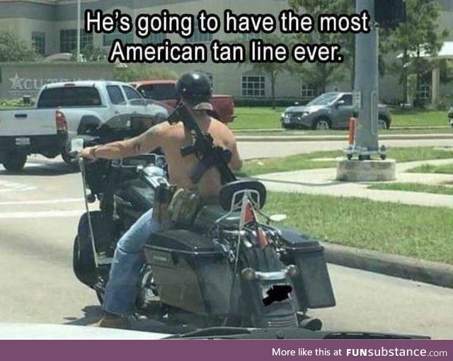 Most American tan line