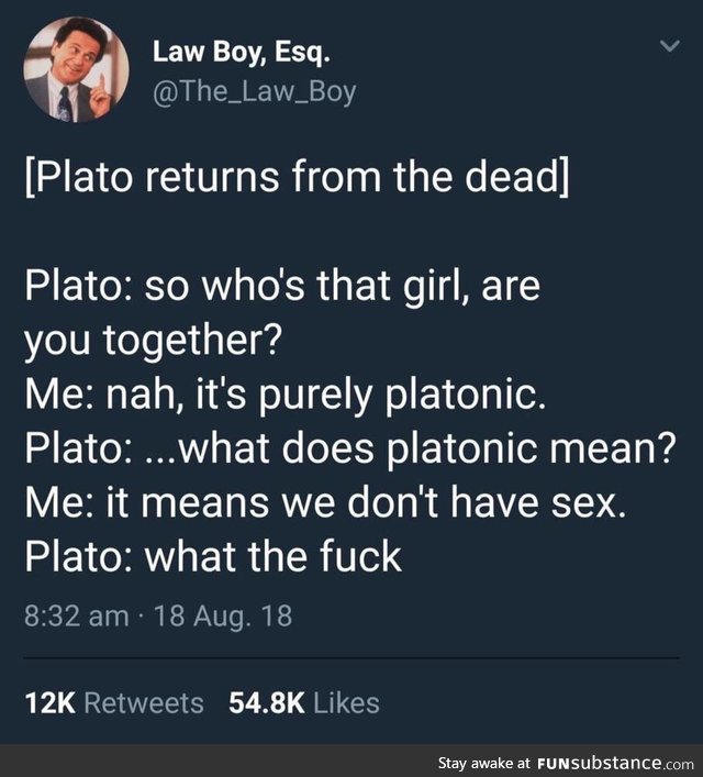 Plato discovers plato