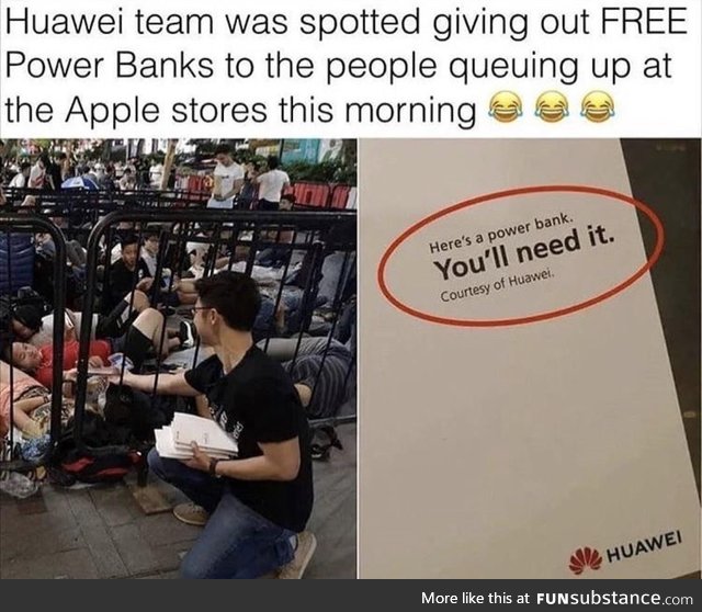 Huawei is on another level of petty