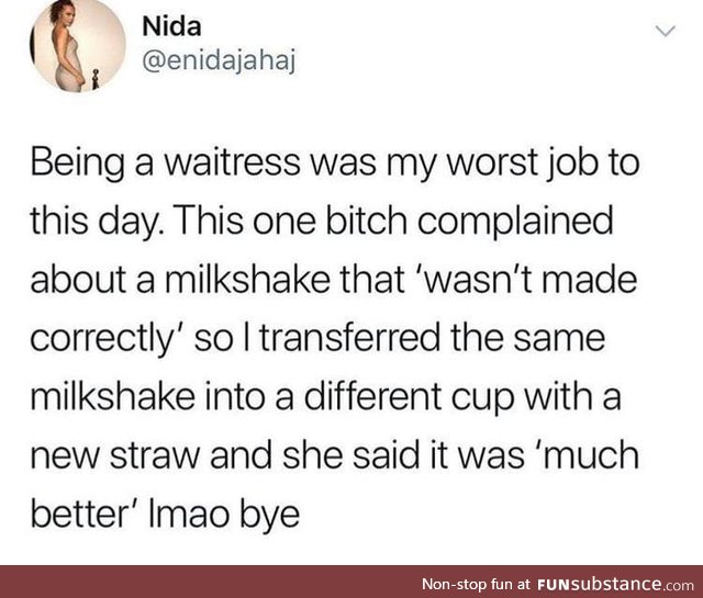 Being a waitress