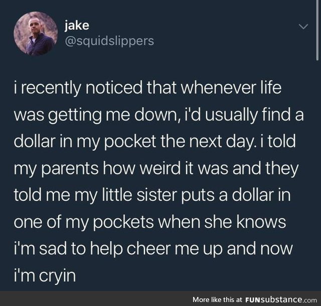 Only got one dollar in my pocket