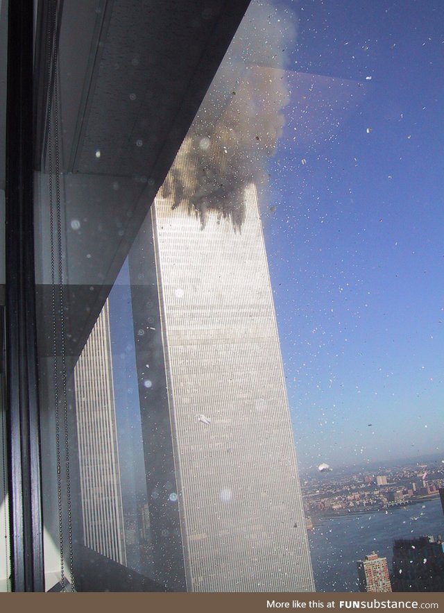 One of the very first pictures of 9/11