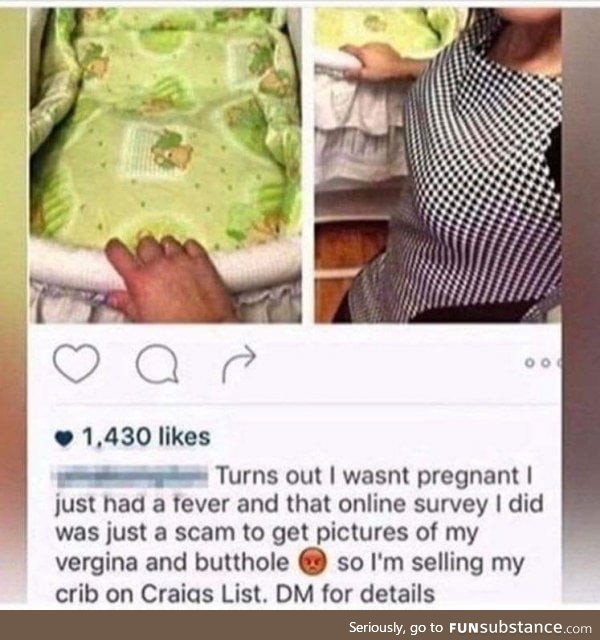 Pregnancy scam