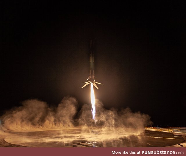 Falcon 9's First West Coast land landing