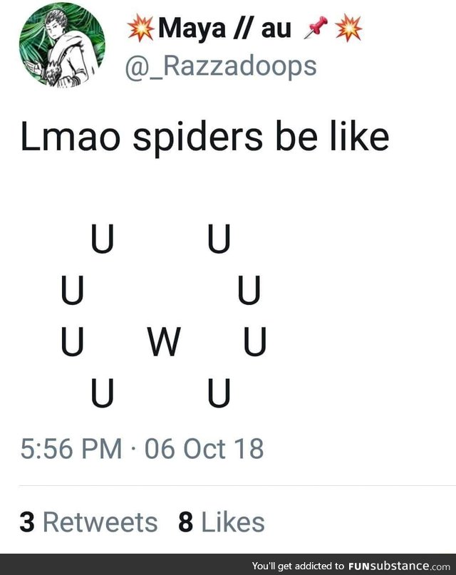 Spider be like