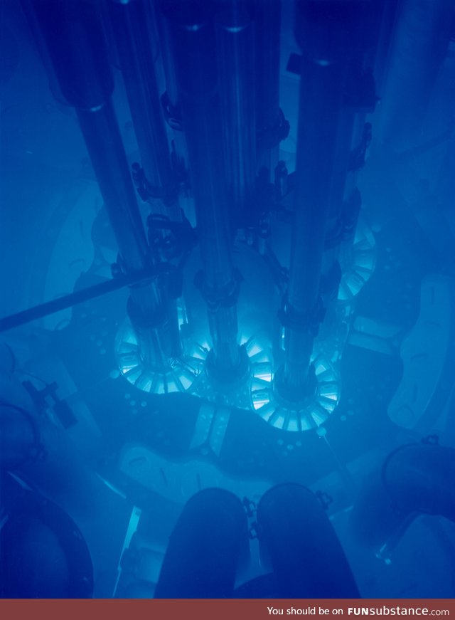 The beautiful blue glow of a Nuclear Reactor